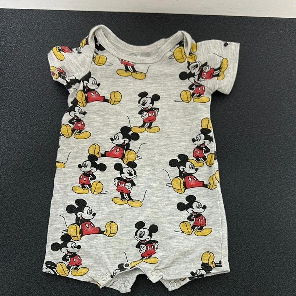 Disney Mickey Mouse Gray One Piece